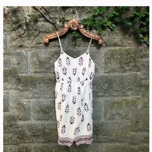 Madewell Silk Ivory Faux Wrap Cami Mini Dress